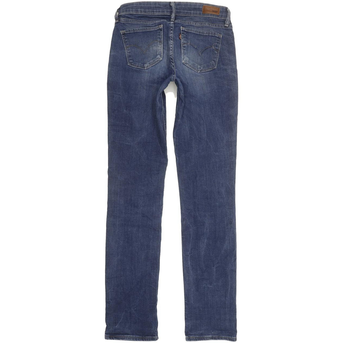Levi's Demi Curve Women Blue Straight Slim Stretch Jeans W26 L32