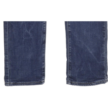 Levi's Demi Curve Women Blue Straight Slim Stretch Jeans W26 L32