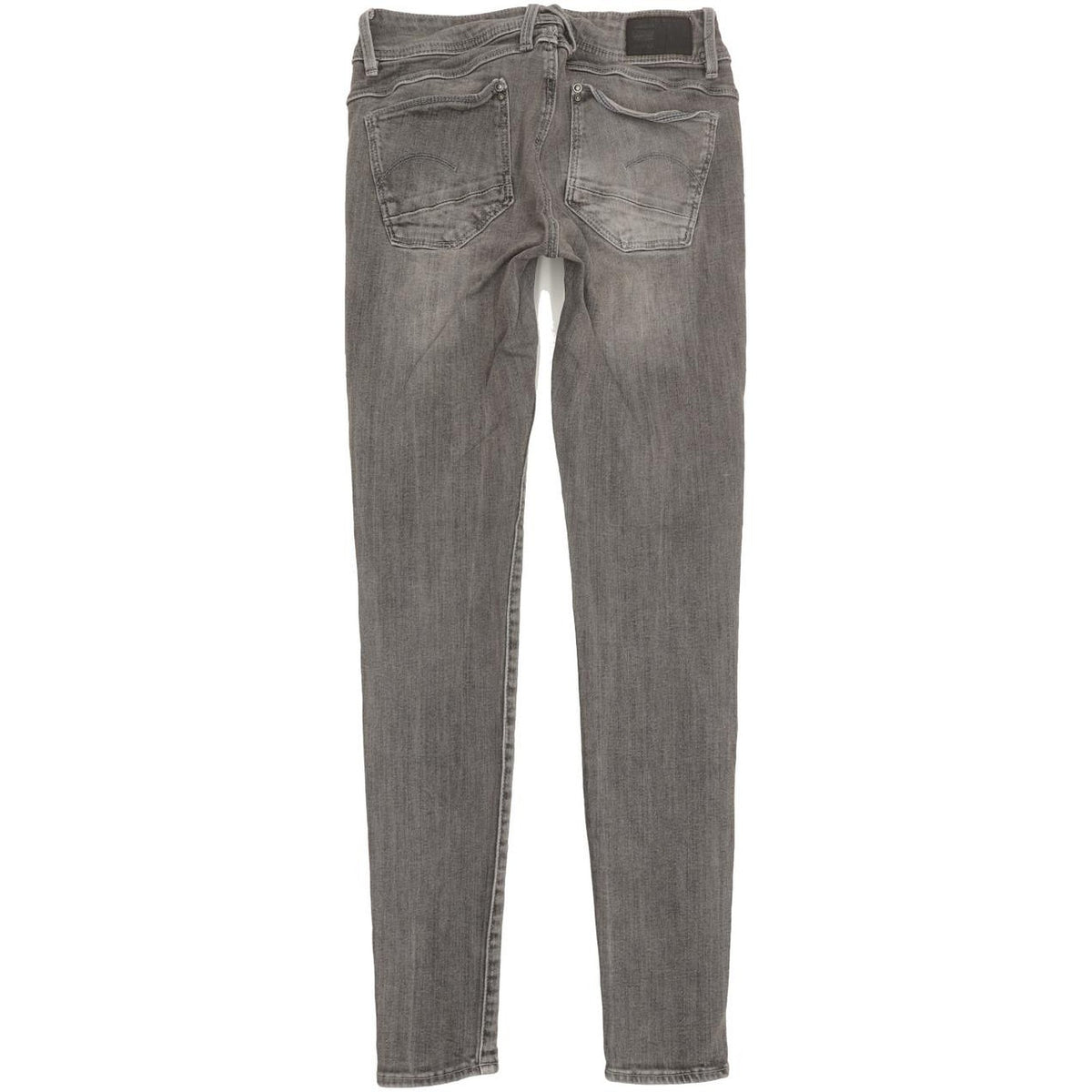 G-Star Lynn Mid Women Grey Skinny Slim Stretch Jeans W28 L31