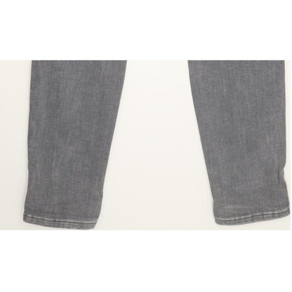 G-Star Biwes Stripe Women Grey Skinny Slim Stretch Jeans W28 L32