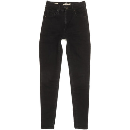 Levi's Mile Women Black Skinny Slim Jeans W25 L27