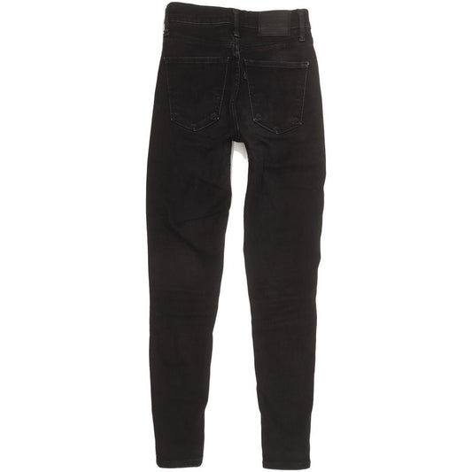 Levi's Mile Women Black Skinny Slim Jeans W25 L27