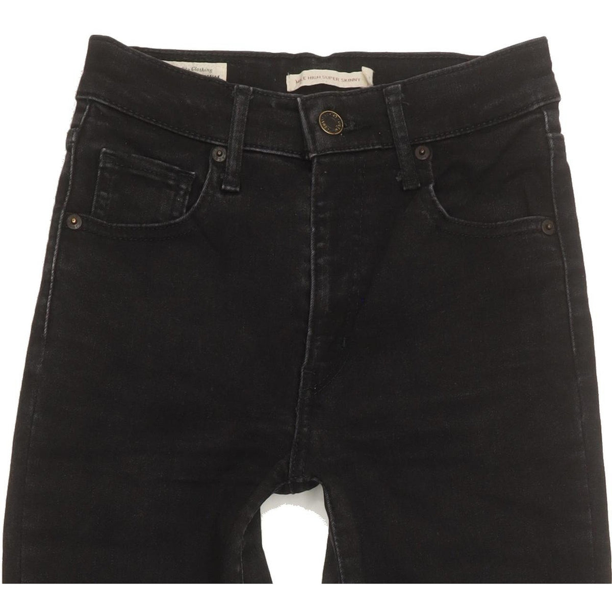 Levi's Mile Women Black Skinny Slim Jeans W25 L27