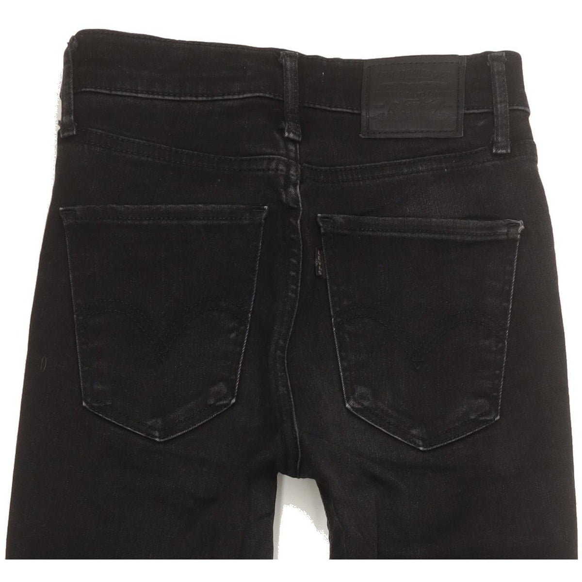 Levi's Mile Women Black Skinny Slim Jeans W25 L27