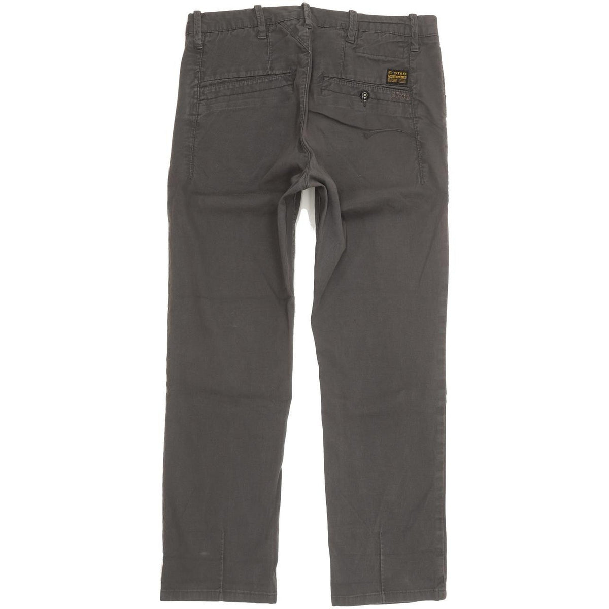 G-Star Bronson Women Grey Tapered Loose Chino Stretch Jeans W29 L26