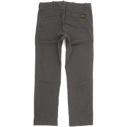 G-Star Bronson Women Grey Tapered Loose Chino Stretch Jeans W29 L26