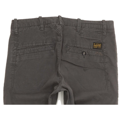 G-Star Bronson Women Grey Tapered Loose Chino Stretch Jeans W29 L26
