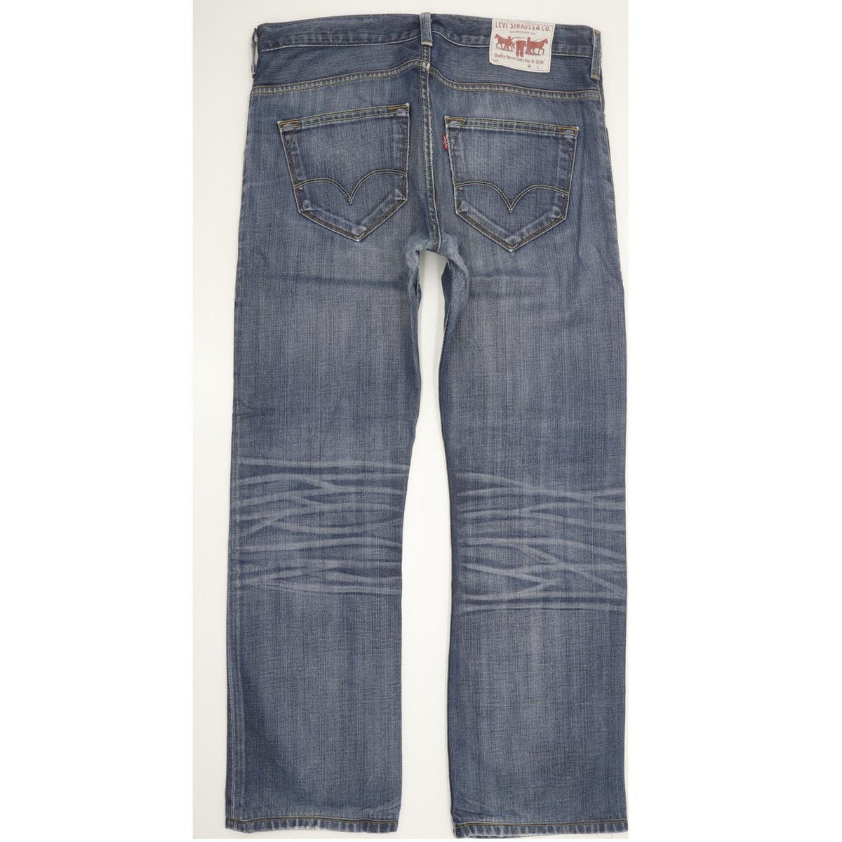 Levi's Men Blue Straight Regular Jeans W34 L30