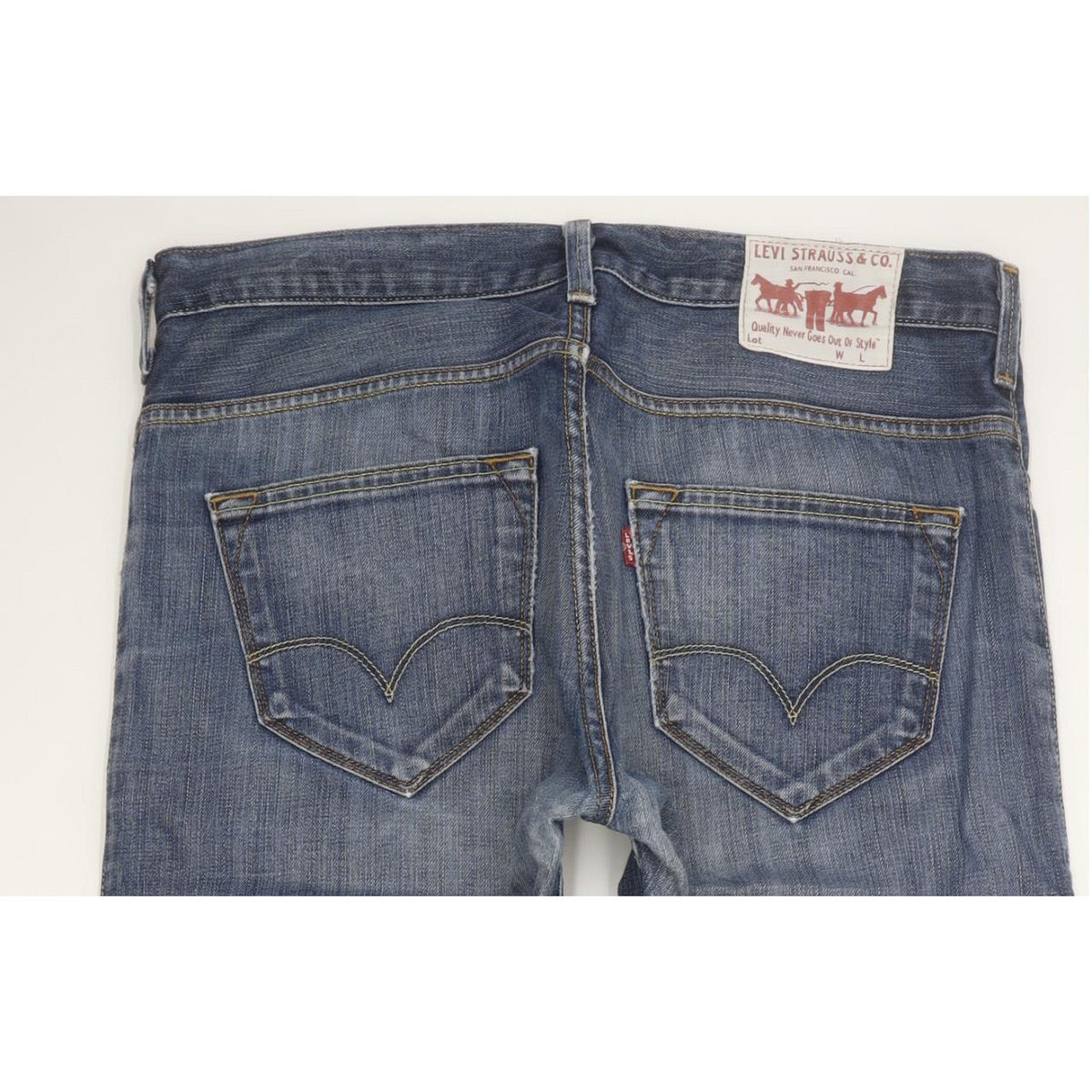 Levi's Men Blue Straight Regular Jeans W34 L30