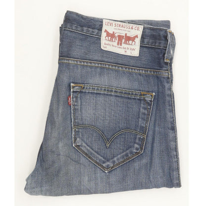 Levi's Men Blue Straight Regular Jeans W34 L30