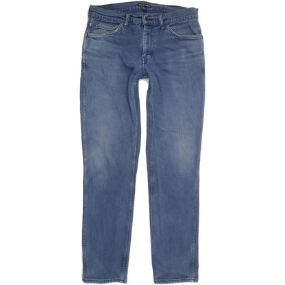 Levi's Line 8 Men Blue Straight Slim Stretch Jeans W33 L32