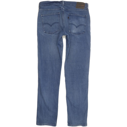 Levi's Line 8 Men Blue Straight Slim Stretch Jeans W33 L32