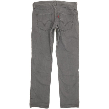 Levi's 511 Men Grey Straight Slim Jeans W34 L31