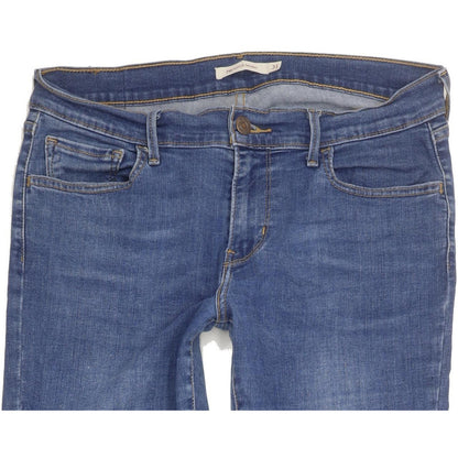 Levi's 710 Super Women Blue Skinny Slim Stretch Jeans W31 L32