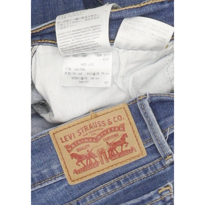 Levi's 710 Super Women Blue Skinny Slim Stretch Jeans W31 L32