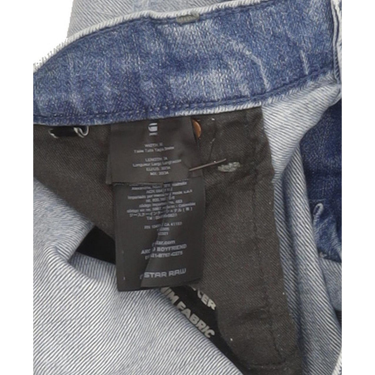 G-Star Arc 3D Men Blue Tapered Relaxed Boyfriend Stretch Jeans W30 L34