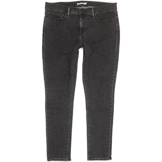 Levi's 311 Shaping Women Charcoal Skinny Slim Stretch Jeans W34 L29
