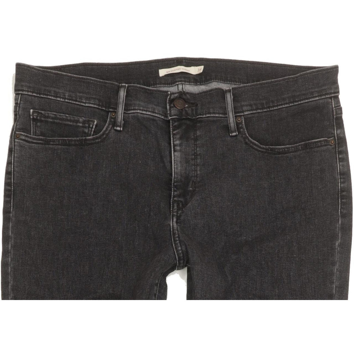 Levi's 311 Shaping Women Charcoal Skinny Slim Stretch Jeans W34 L29