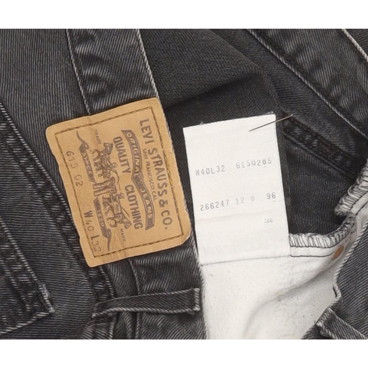 Levi's 615 Men Grey Straight Regular Jeans W39 L31