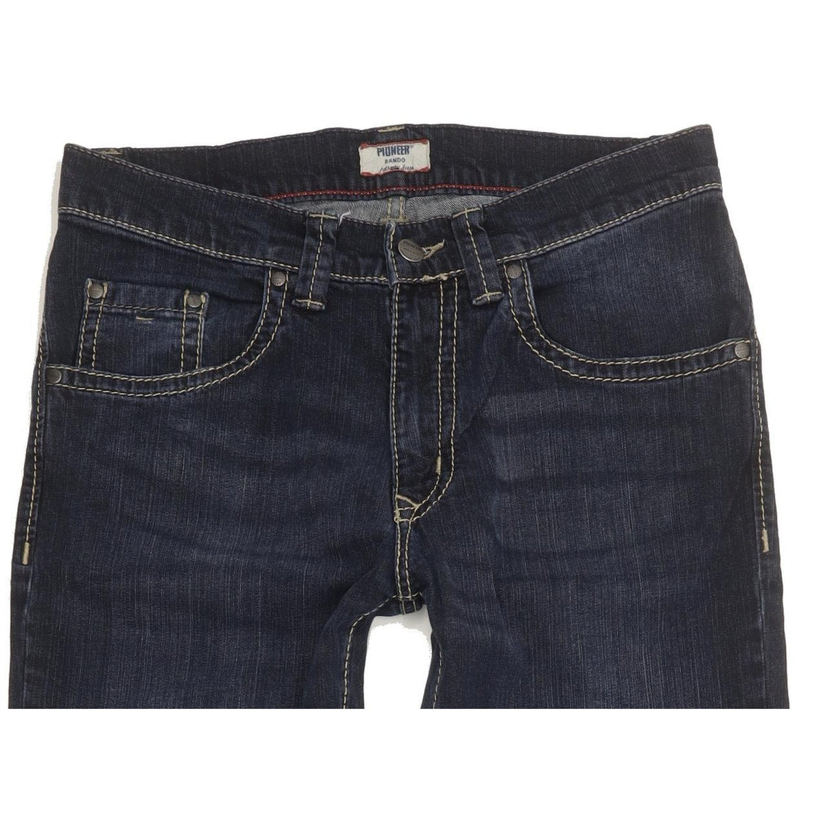 Pioneer Rando Men Blue Straight Regular Stretch Jeans W32 L32