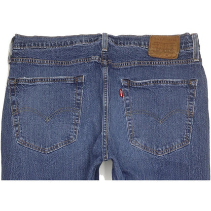 Levi's Men Blue Straight Regular Stretch Jeans W36 L32