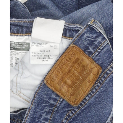 Levi's Men Blue Straight Regular Stretch Jeans W36 L32