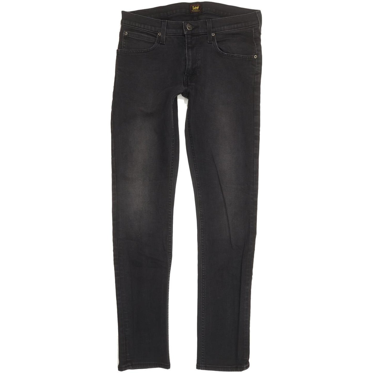 Lee Luke Men Black Skinny Slim Stretch Jeans W31 L31