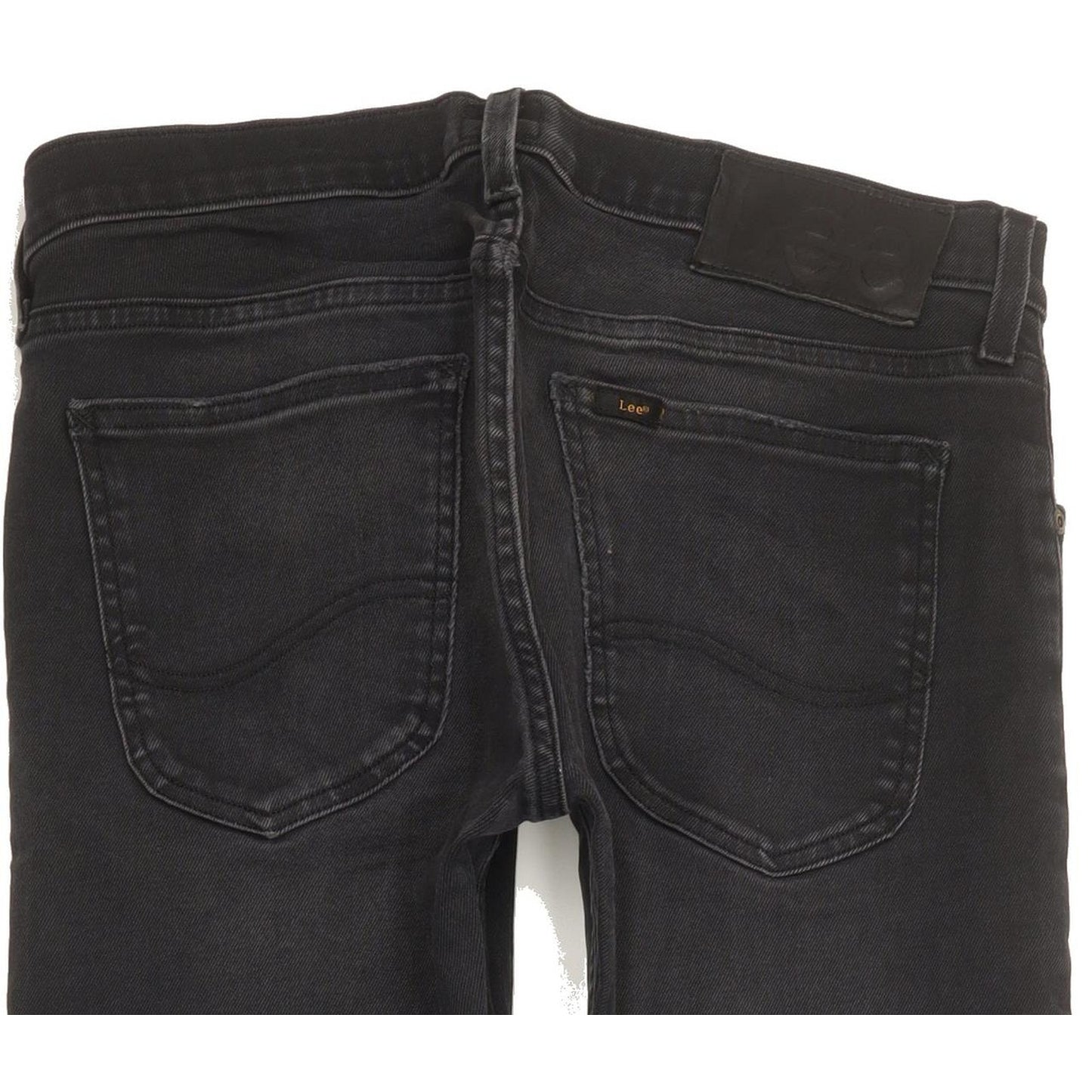 Lee Luke Men Black Skinny Slim Stretch Jeans W31 L31