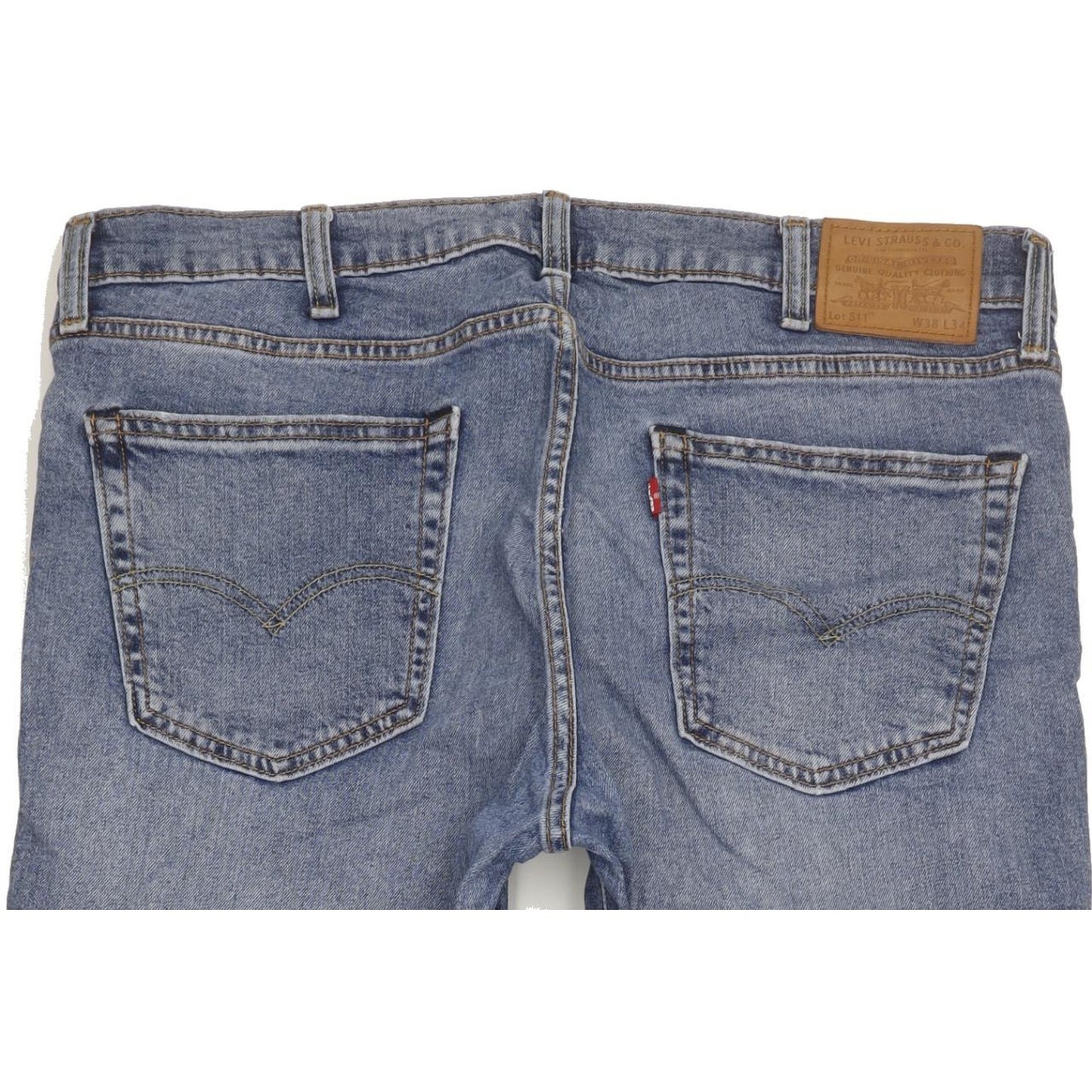 Levi's 511 Men Blue Straight Slim Jeans W38 L33