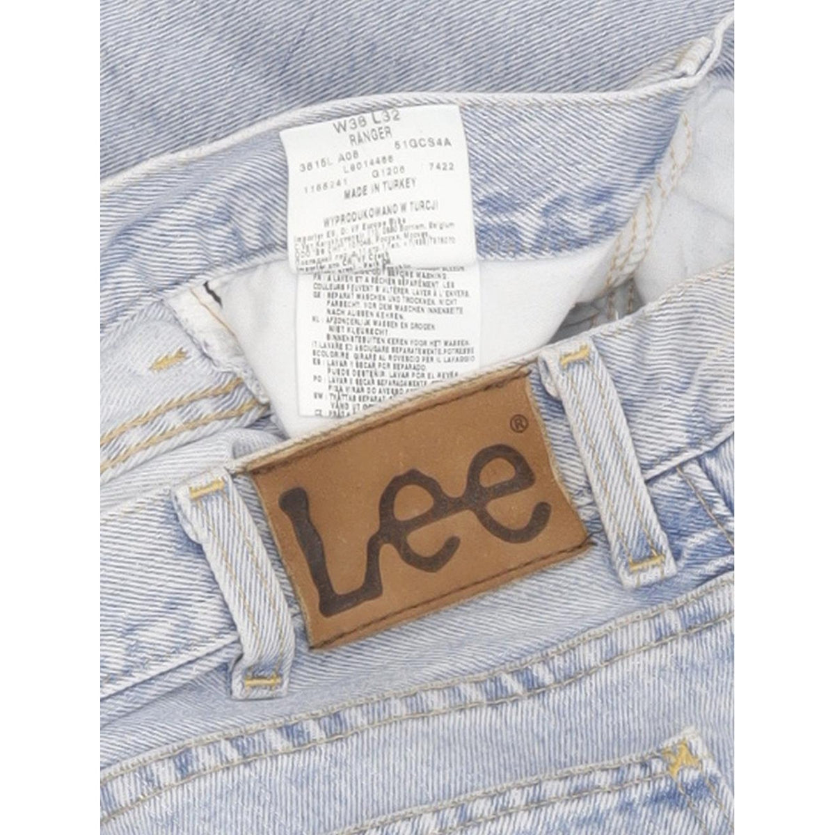 Lee Ranger Men Blue Straight Regular Jeans W38 L32