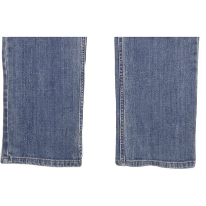 Wrangler Authentic Men Blue Straight Regular Stretch Jeans W34 L33