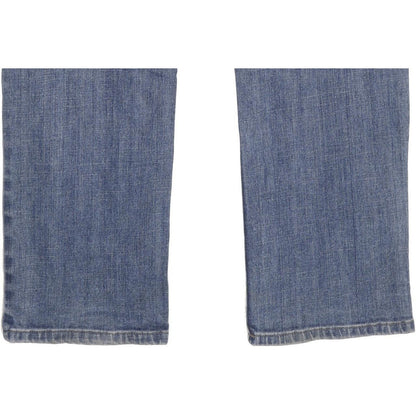 Wrangler Authentic Men Blue Straight Regular Stretch Jeans W34 L33