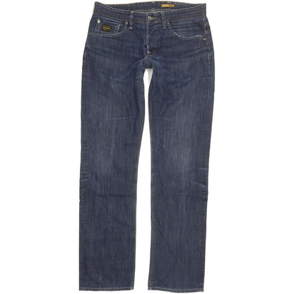 G-Star Porter Men Blue Straight Regular Jeans W34 L35