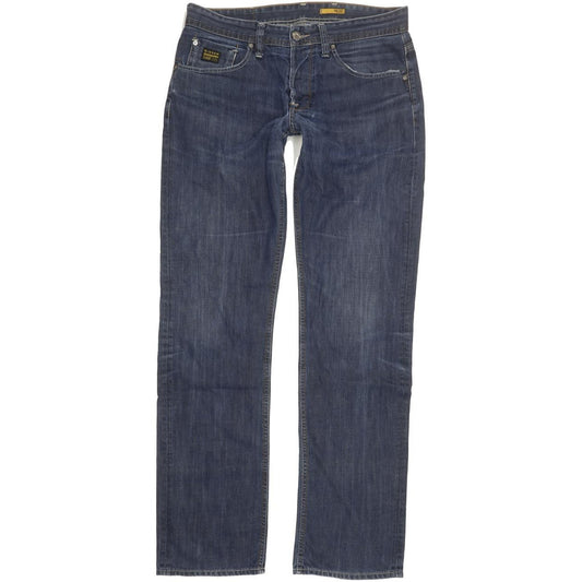 G-Star Porter Men Blue Straight Regular Jeans W34 L35