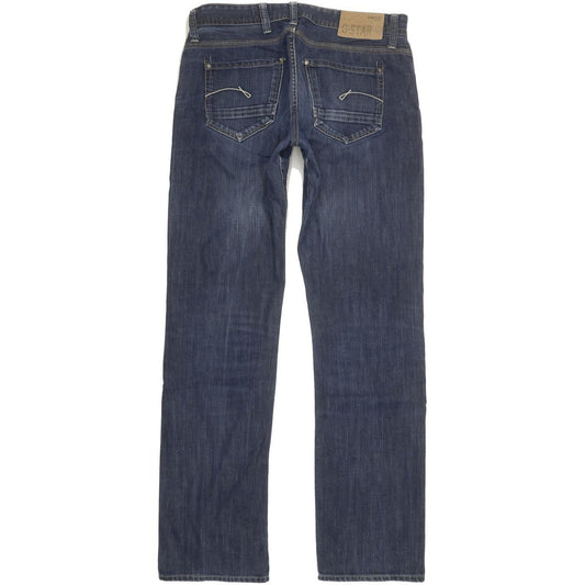 G-Star Porter Men Blue Straight Regular Jeans W34 L35