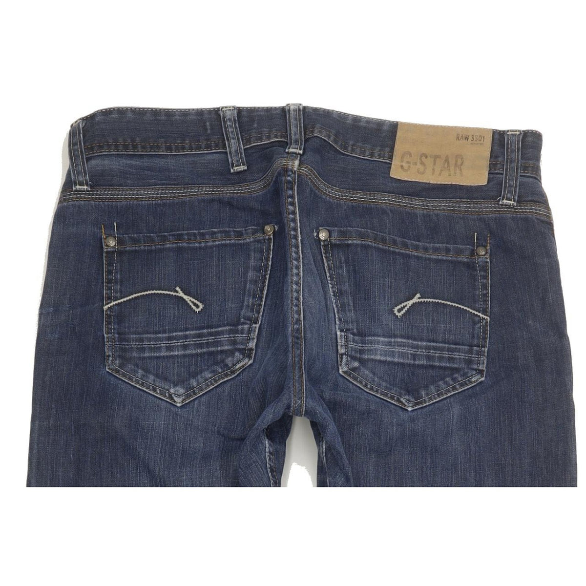 G-Star Porter Men Blue Straight Regular Jeans W34 L35