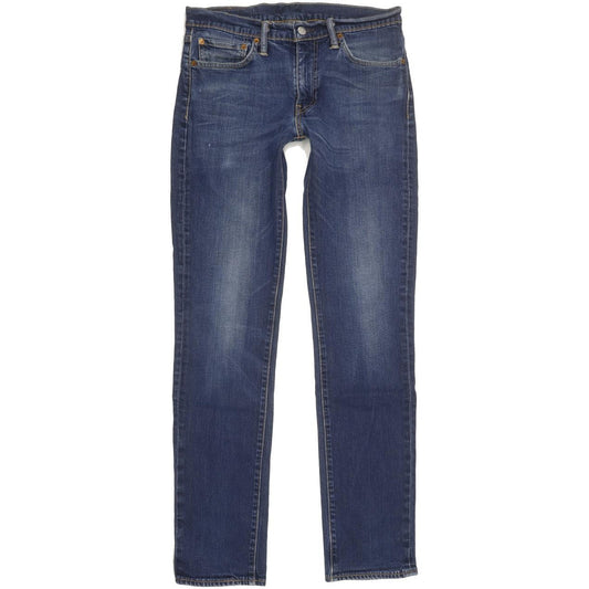 Levi's 511 Men Blue Straight Slim Stretch Jeans W32 L32