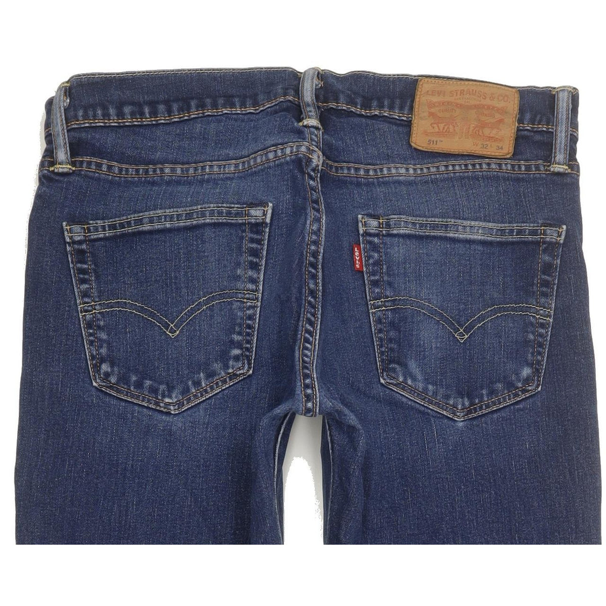 Levi's 511 Men Blue Straight Slim Stretch Jeans W32 L32