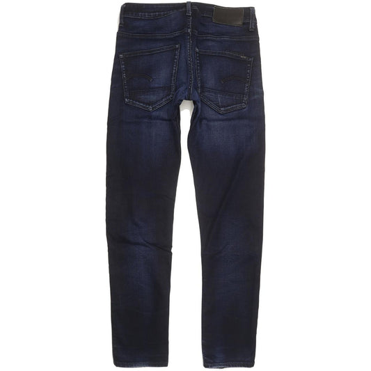 G-Star 3301 Men Navy Skinny Slim Stretch Jeans W30 L32