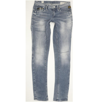 G-Star Ocean Women Blue Skinny Slim Stretch Jeans W28 L34