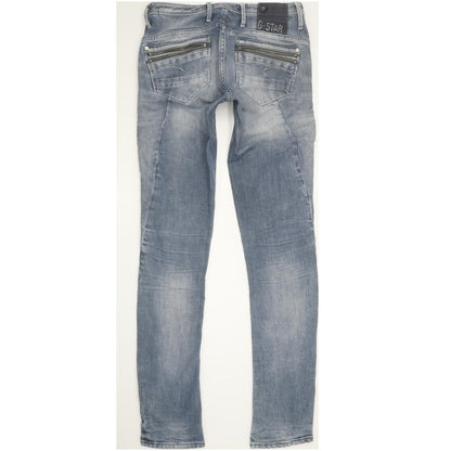 G-Star Ocean Women Blue Skinny Slim Stretch Jeans W28 L34