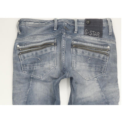 G-Star Ocean Women Blue Skinny Slim Stretch Jeans W28 L34