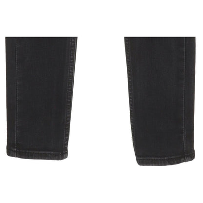 Levi's 710 Super Women Black Skinny Slim Stretch Jeans W24 L30