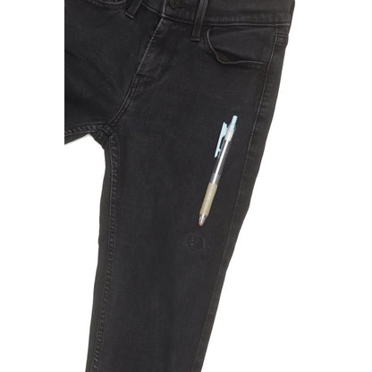 Levi's 710 Super Women Black Skinny Slim Stretch Jeans W24 L30