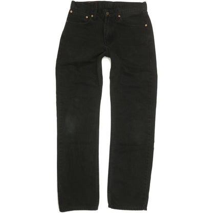 Levi's 751 Men Black Straight Regular Jeans W32 L32