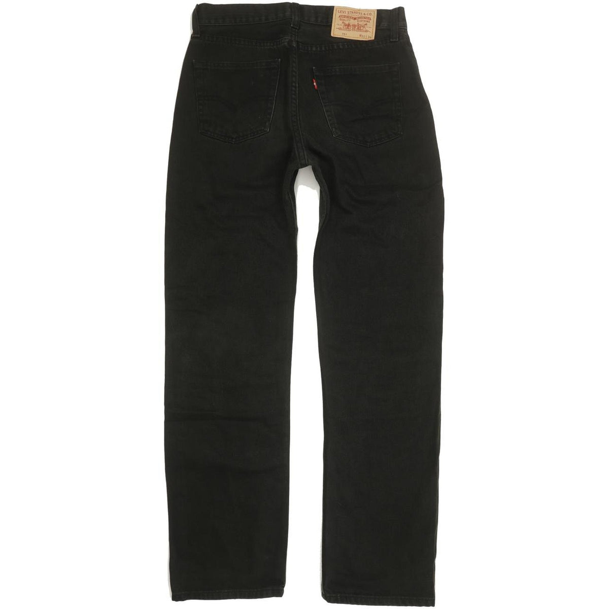 Levi's 751 Men Black Straight Regular Jeans W32 L32