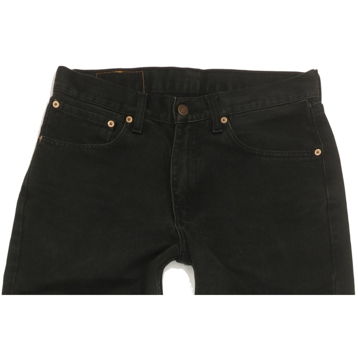 Levi's 751 Men Black Straight Regular Jeans W32 L32