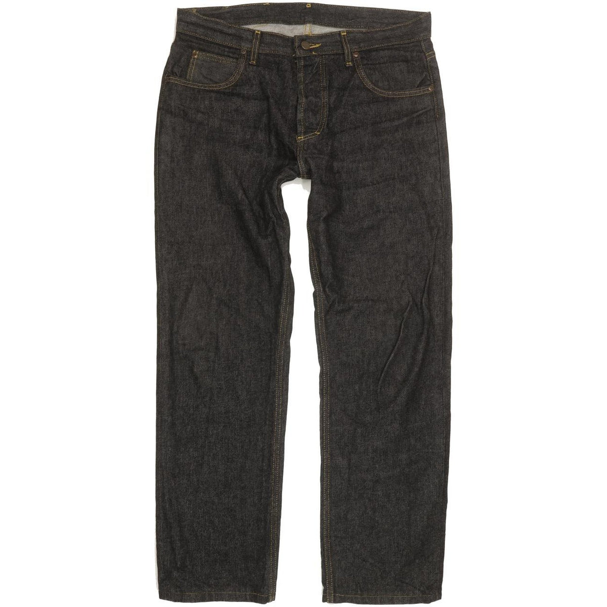 Lee Seattle Men Black Straight Regular Jeans W36 L31