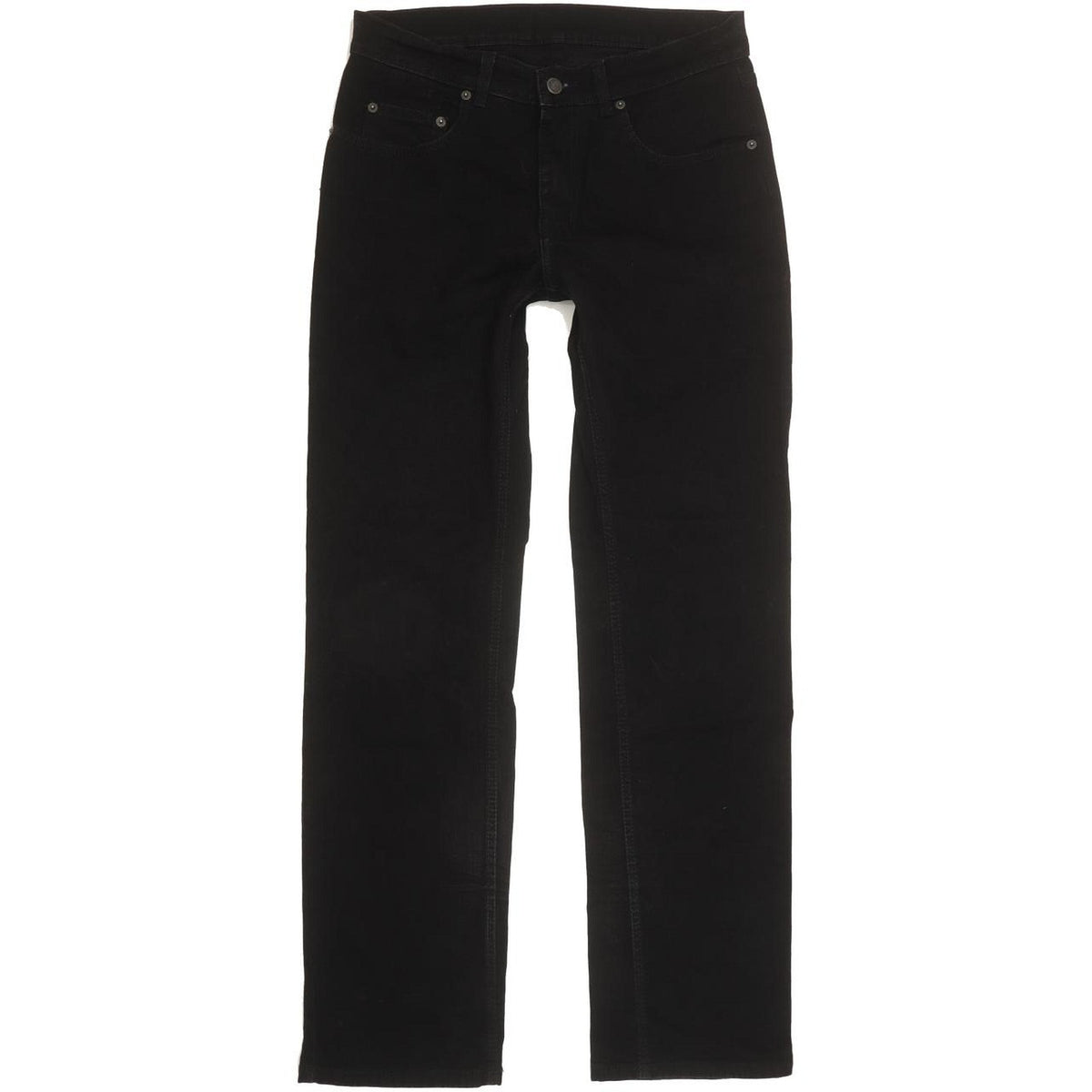 Pioneer Ron Men Black Straight Slim Stretch Jeans W32 L32