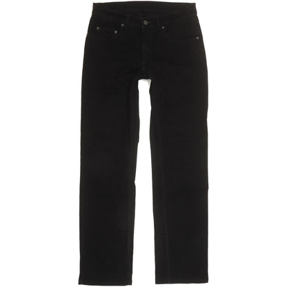Pioneer Ron Men Black Straight Slim Stretch Jeans W32 L32